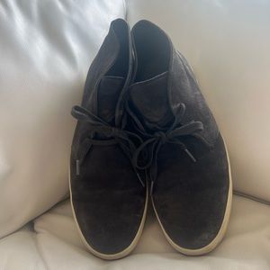 Vince Grey Suede Men’s High Top Shoes